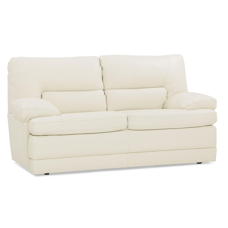 Palliser Northbrook Stationary Leather Loveseat 77555-03-VENICE-BISQUIT IMAGE 2