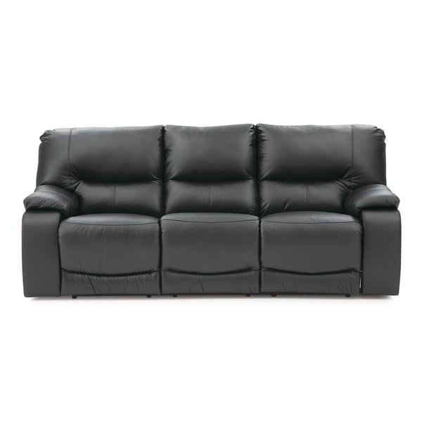 Palliser Norwood Power Reclining Leather Sofa 41031-61-TULSAII-JET IMAGE 1