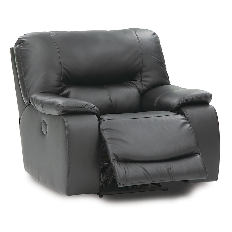 Palliser Norwood Power Leather Recliner with Wall Recline 41031-31-TULSAII-JET IMAGE 2