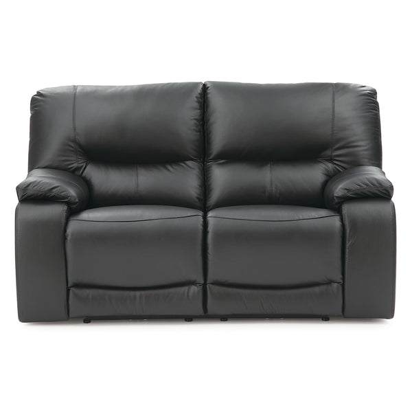 Palliser Norwood Power Reclining Leather Loveseat 41031-63-TULSAII-JET IMAGE 1