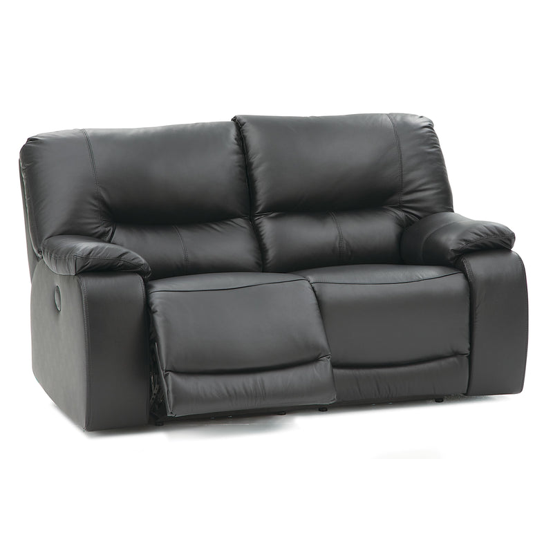 Palliser Norwood Power Reclining Leather Loveseat 41031-63-TULSAII-JET IMAGE 2