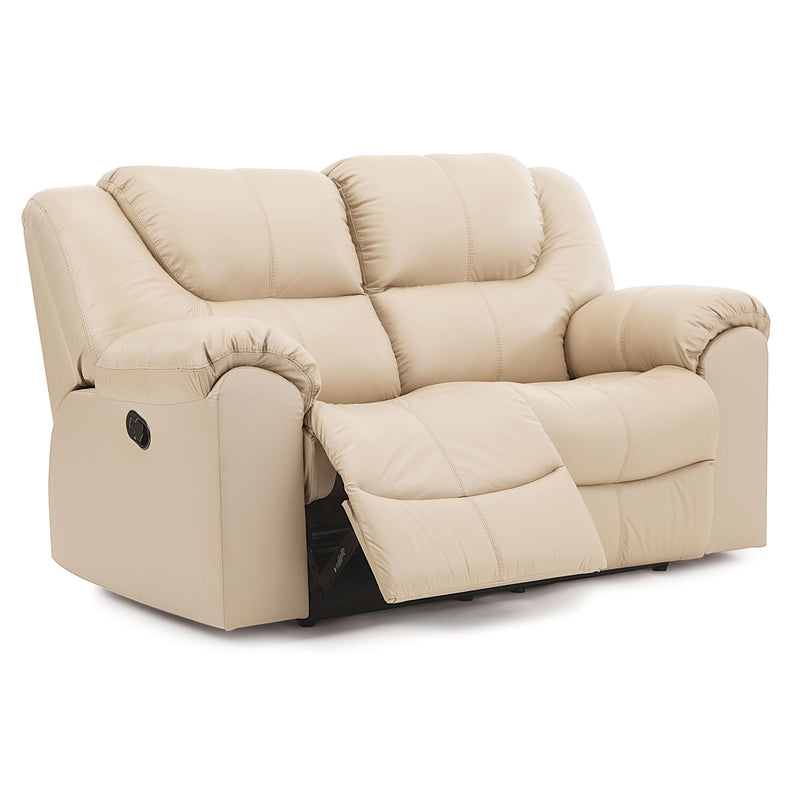 Palliser Parkville Power Reclining Leather Loveseat 41029-63-TULSAII-CHALK IMAGE 2