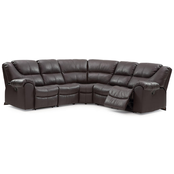 Palliser Parkville Reclining Leather 5 pc Sectional 41029-47/41029-30/41029-09/41029-30/41029-46-BROADWAY-ONYX IMAGE 1