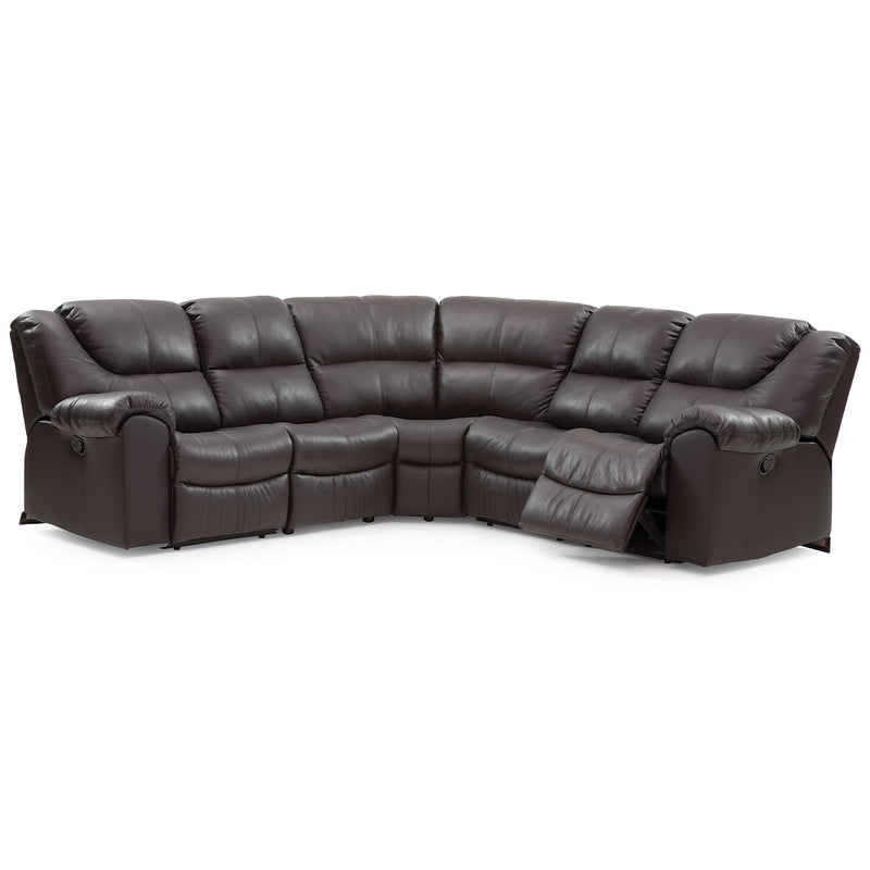 Palliser Parkville Reclining Leather 5 pc Sectional 41029-47/41029-30/41029-09/41029-30/41029-46-BROADWAY-ONYX IMAGE 1