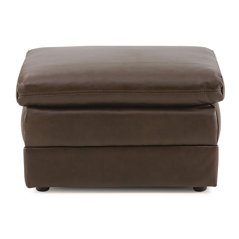 Palliser Polluck Leather Ottoman 77597-04-CLASSIC-ACORN IMAGE 1