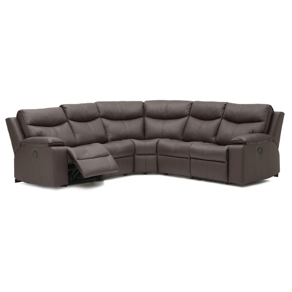 Palliser Providence Reclining Leather 5 pc Sectional 41034-47/41034-30/41034-09/41034-30/41034-46-VENICE-CHOCOLATE IMAGE 1