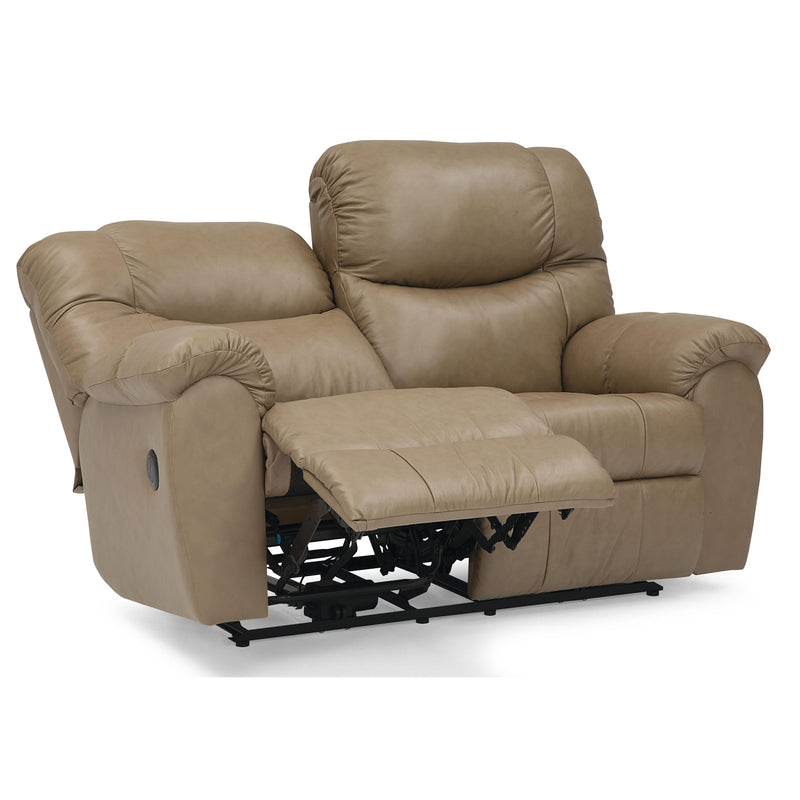 Palliser Regent Power Reclining Leather Loveseat 41094-63-GLOVE-PALOMINO IMAGE 4