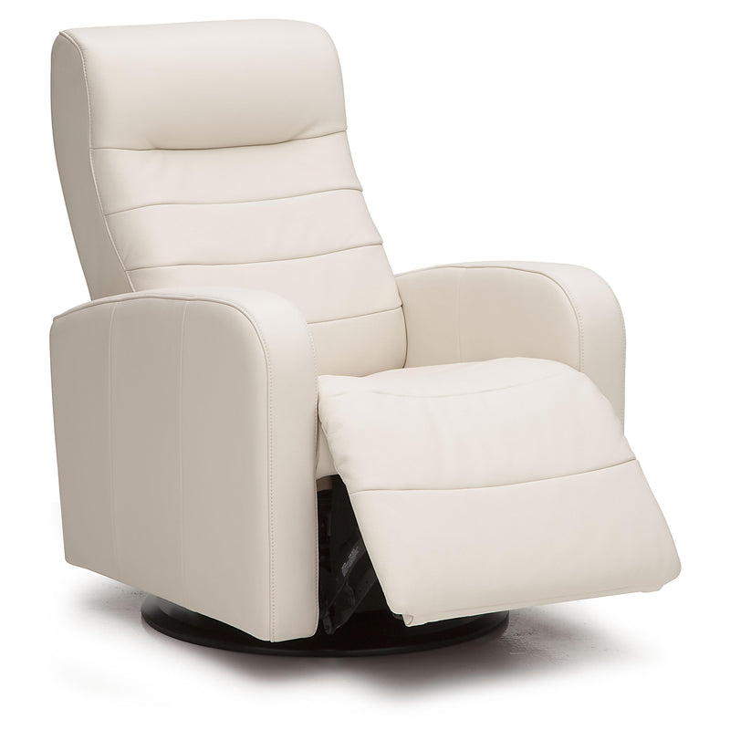 Palliser Riding Mountain Swivel Glider Leather Recliner 43204-34-TULSAII-BISQUE IMAGE 1