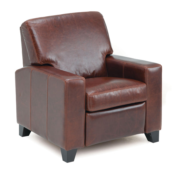 Palliser Rockland Stationary Leather Chair 77430-62-RENDEZVOUS-CABERNET IMAGE 1