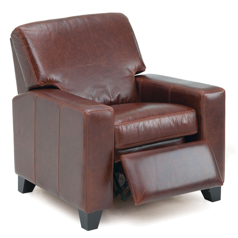 Palliser Rockland Stationary Leather Chair 77430-62-RENDEZVOUS-CABERNET IMAGE 2