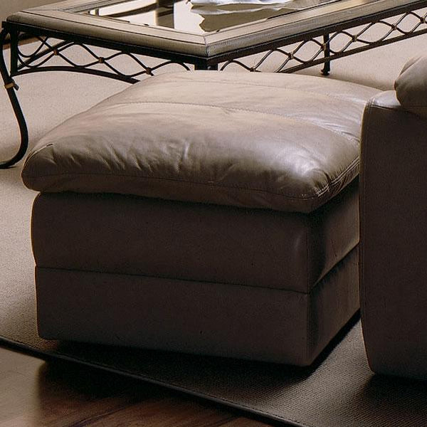 Palliser Shanelle Leather Ottoman 77738-04-CLASSIC-SANDSTONE IMAGE 1