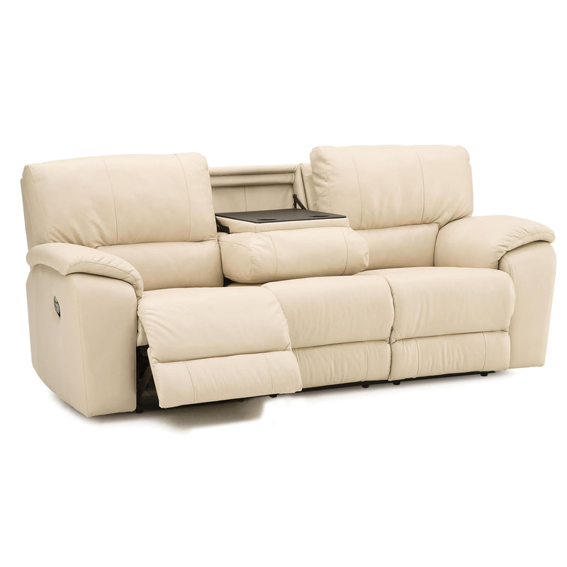 Palliser Shields Power Reclining Leather Sofa 41077-62-CARNIVAL-BAMBOO IMAGE 2