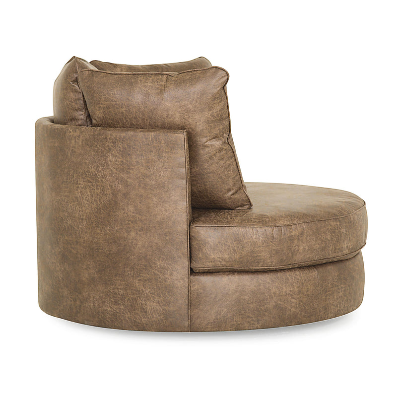 Palliser Sutton Swivel Fabric Accent Chair 70041-99-PALACE-SILT IMAGE 3