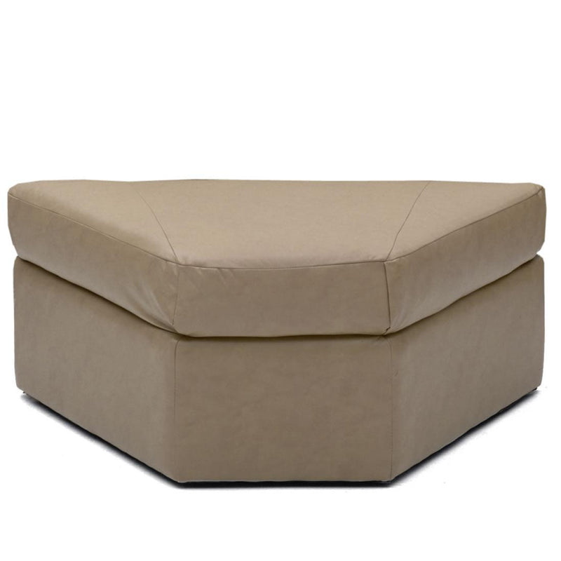 Palliser Taurus Leather Storage Ottoman 41093-04-CLASSIC-SANDSTONE IMAGE 1