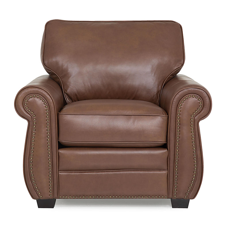 Palliser Thompson Stationary Leather Chair 77792-02-BRONCO-STAR IMAGE 2