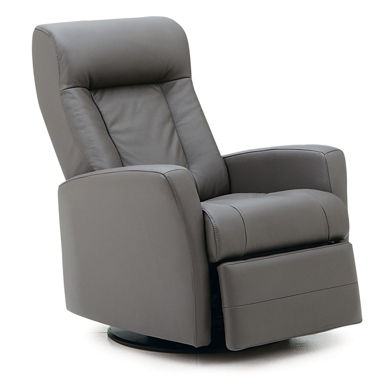 Palliser Banff II Power Swivel, Glider Leather Recliner 42210-38-BROADWAY-GRANITE IMAGE 5