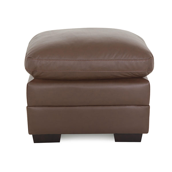 Palliser Thurston Leather Ottoman 77327-04-CLASSIC-MOCHA IMAGE 1