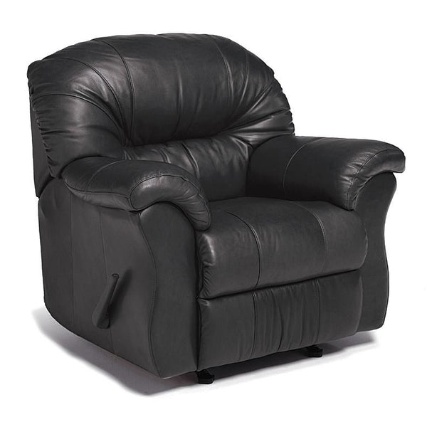 Palliser Tracer Power Rocker Leather Recliner 41071-39-TULSAII-JET IMAGE 1