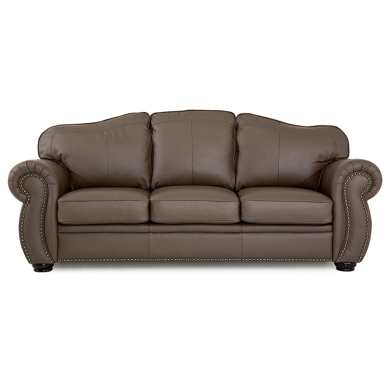 Palliser Troon Stationary Leather Sofa 77299-01-BROADWAY-MINK IMAGE 1