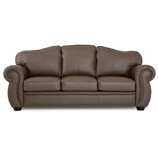 Palliser Troon Leather Queen Sofabed 77299-22-BROADWAY-MINK IMAGE 1