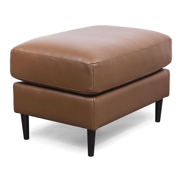 Palliser Atticus Leather Ottoman 77325-04-ALFRESCO-ALLEGRO IMAGE 1