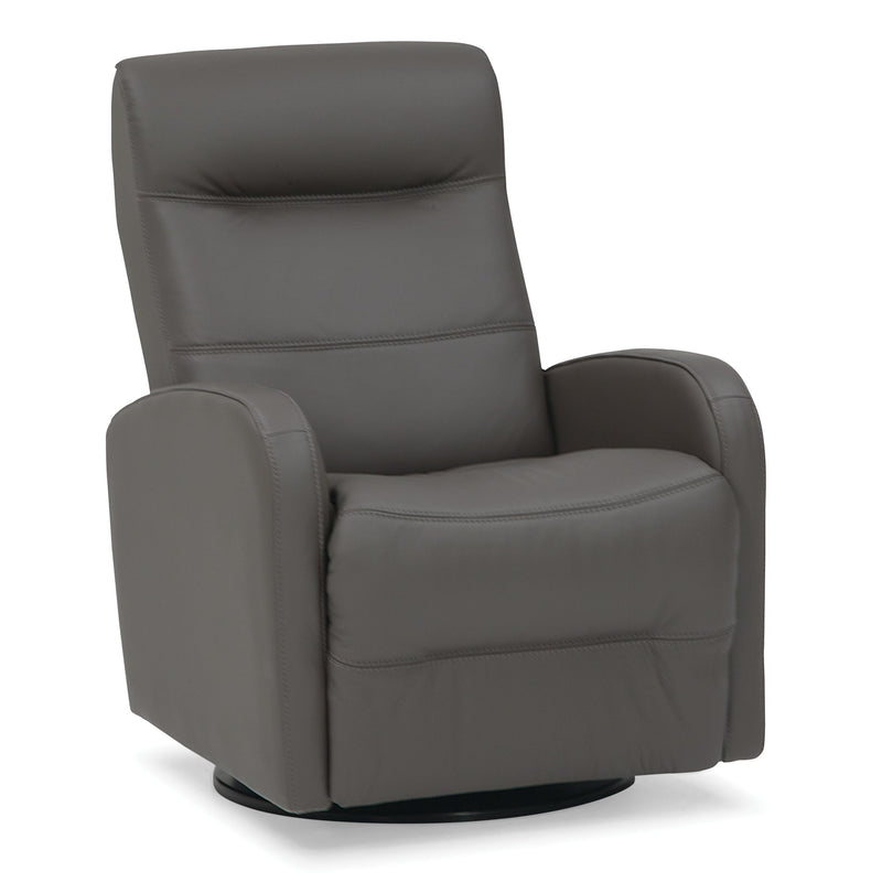 Palliser Valley Forge II Swivel Glider Leather Recliner 43226-34-BROADWAY-GRANITE IMAGE 2