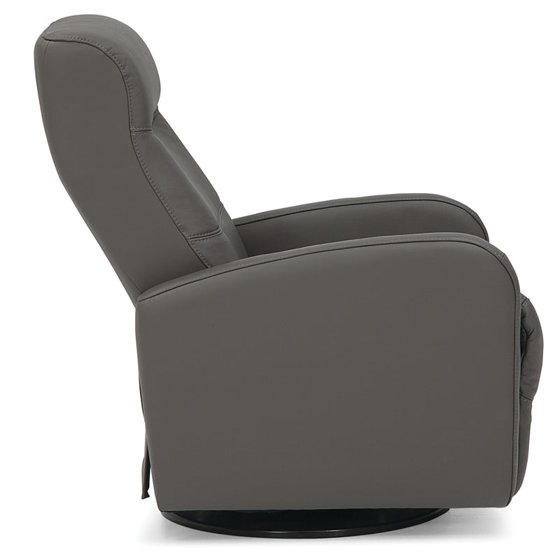 Palliser Valley Forge II Swivel Glider Leather Recliner 43226-34-BROADWAY-GRANITE IMAGE 3