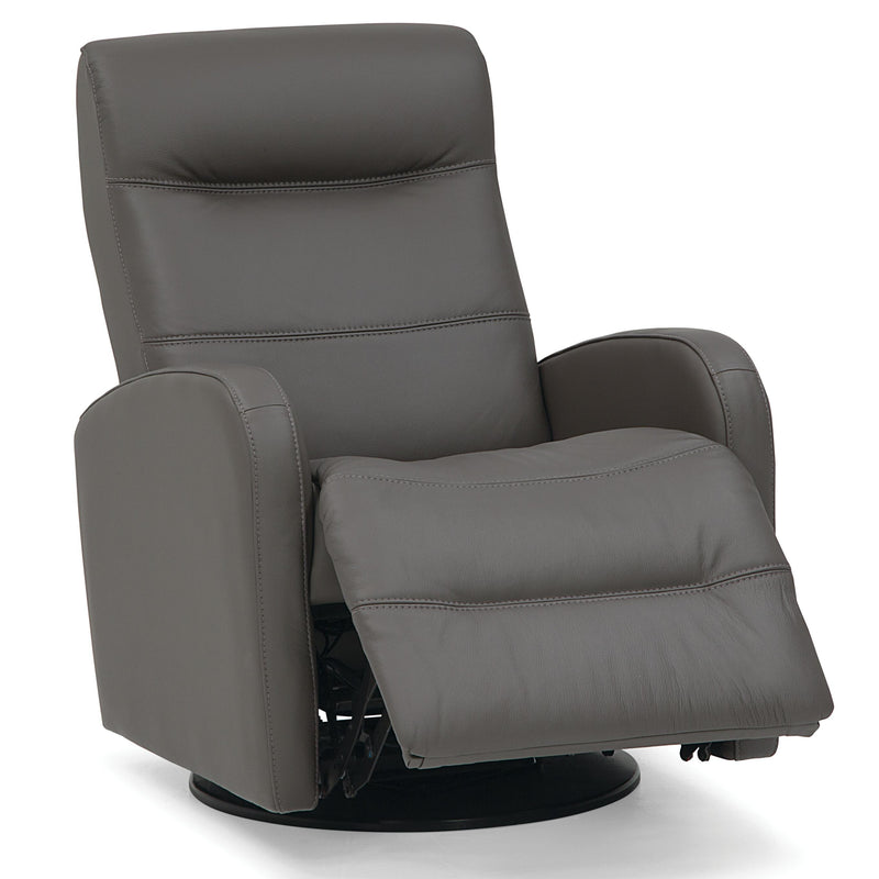 Palliser Valley Forge II Swivel Glider Leather Recliner 43226-34-BROADWAY-GRANITE IMAGE 5