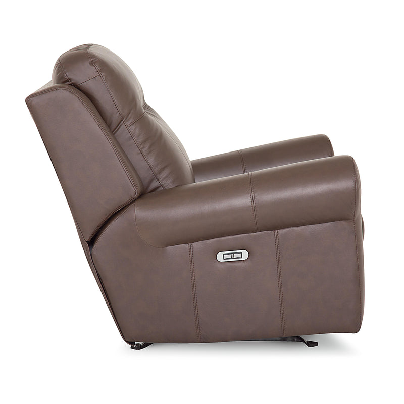 Palliser Vega Power Rocker Leather Recliner 41061-39-CLASSIC-ACORN IMAGE 2