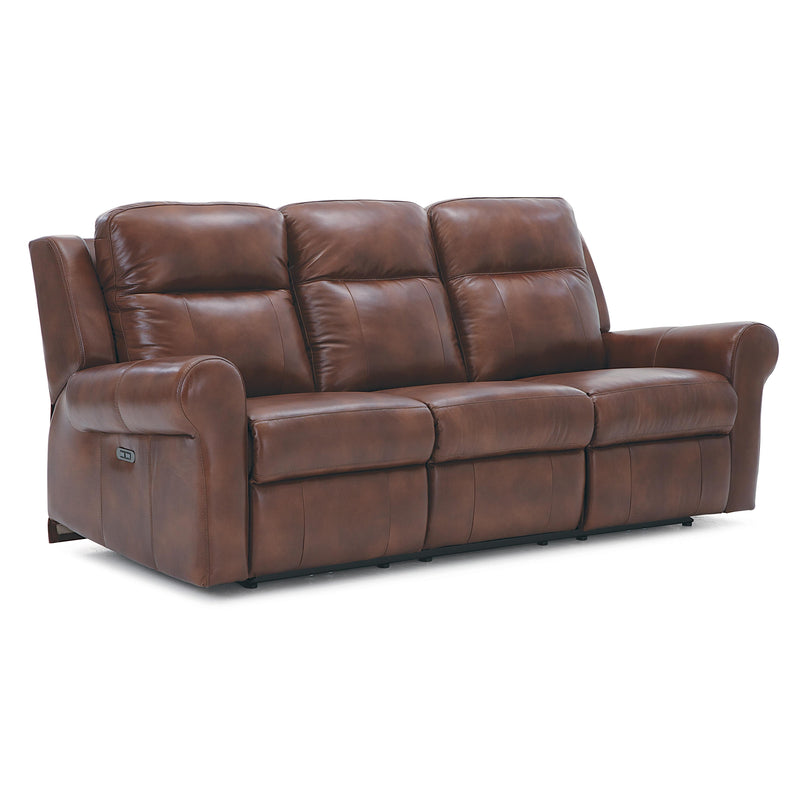 Palliser Vega Power Reclining Leather Sofa 41061-61-ALFRESCO-BRANDY IMAGE 2