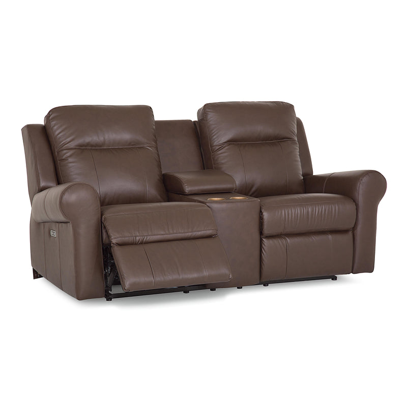 Palliser Vega Power Reclining Leather Loveseat 41061-68-CLASSIC-ACORN IMAGE 2