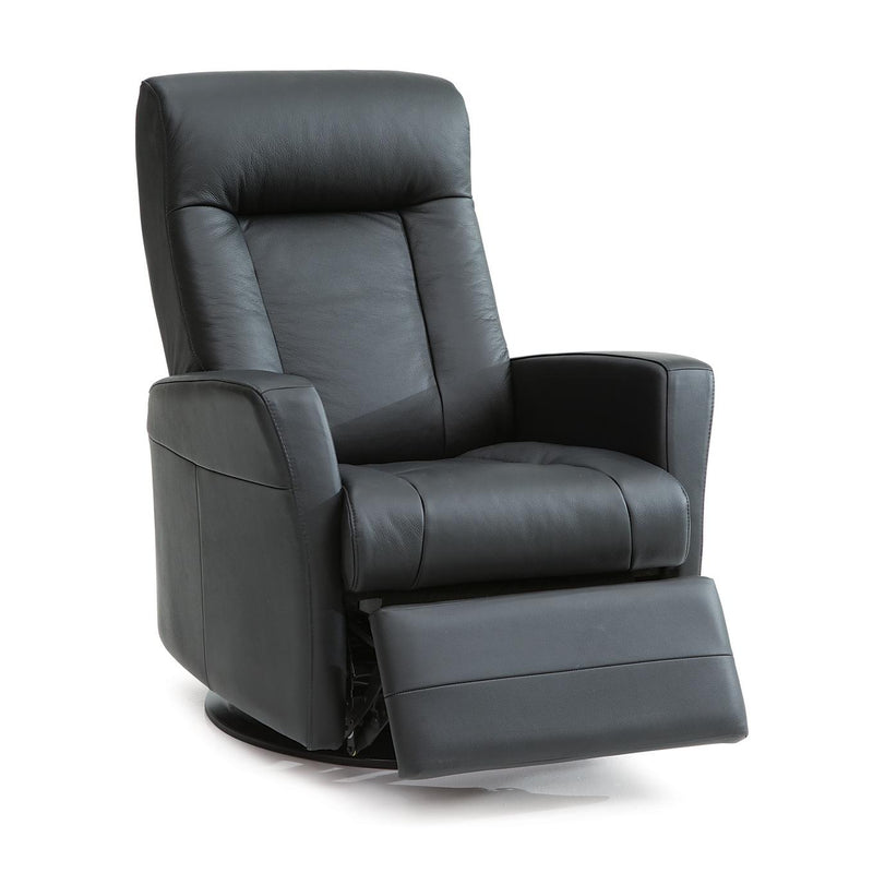 Palliser Yellowstone II Swivel Glider Leather Recliner 42211-34-BROADWAY-ONYX IMAGE 1