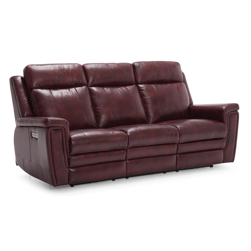 Palliser Asher Power Reclining Leather Sofa 41065-L6-ALFRESCO-SEPIA IMAGE 1