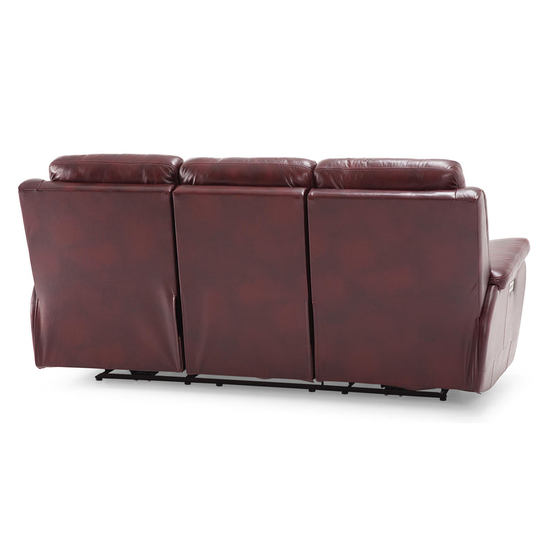 Palliser Asher Power Reclining Leather Sofa 41065-L6-ALFRESCO-SEPIA IMAGE 4