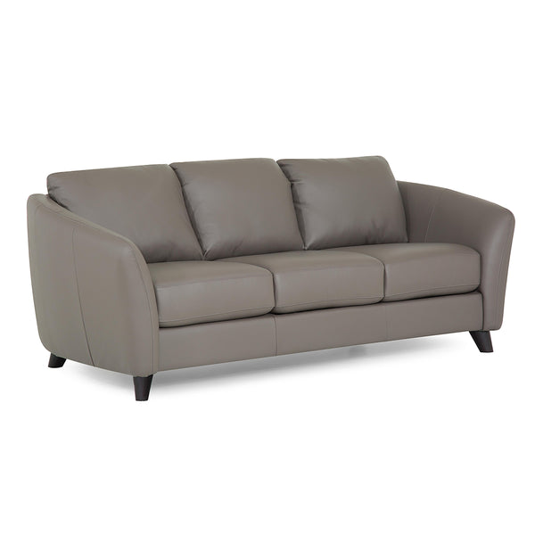 Palliser Alula Stationary Leather Sofa 77427-01-VENICE-COAL IMAGE 1