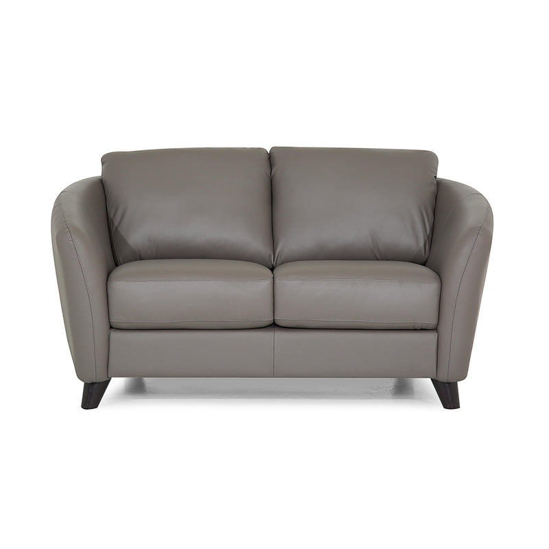 Palliser Alula Stationary Leather Loveseat 77427-03-VENICE-COAL IMAGE 3