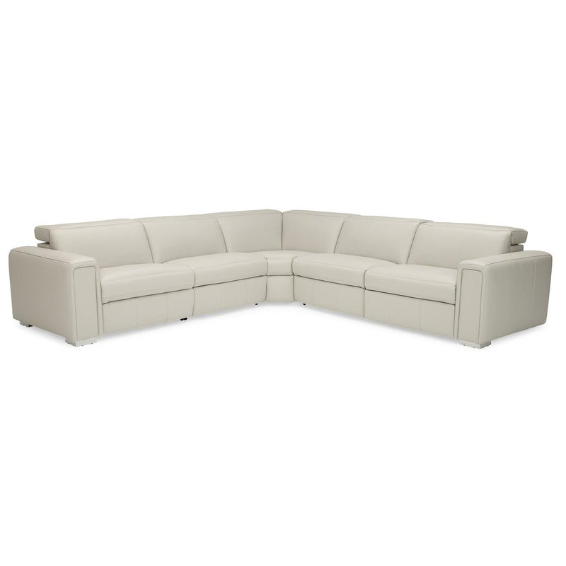 Palliser Titan Power Reclining Leather 5 pc Sectional 44004-6P/44004-70/44004-9A/44004-70/44004-7P-VENICE-STEEL IMAGE 1