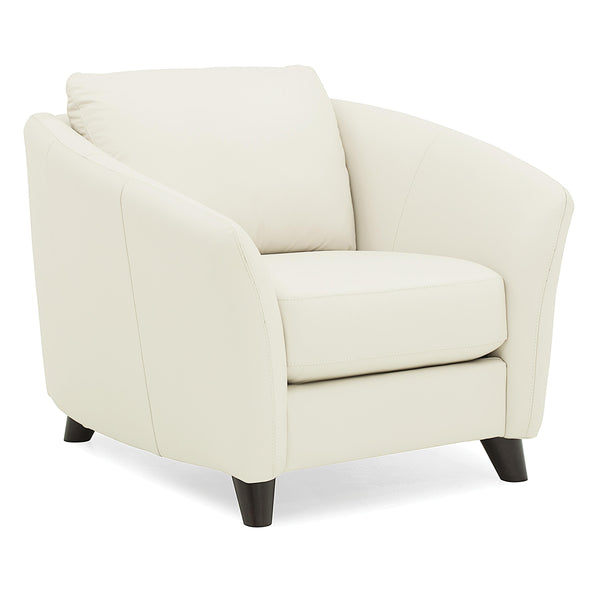 Palliser Alula Stationary Leather Chair 77427-95-TULSAII-CHALK IMAGE 1