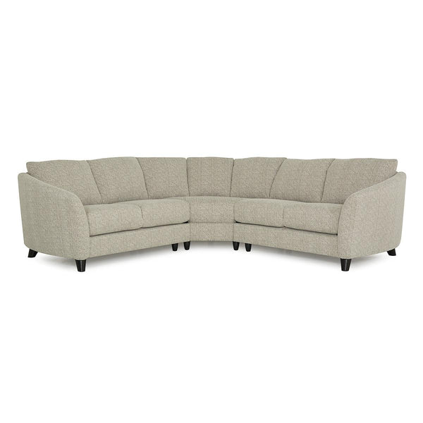 Palliser Alula Fabric 3 pc Sectional 77427-07/77427-09/77427-08-BROOKSIDE-LATTE IMAGE 1