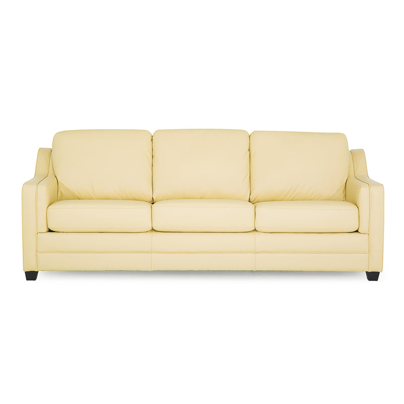 Palliser Corissa Stationary Leather Sofa 77500-01-TULSAII-LEMON IMAGE 2