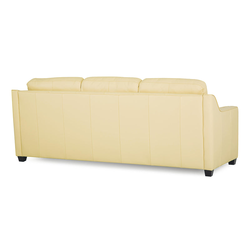 Palliser Corissa Stationary Leather Sofa 77500-01-TULSAII-LEMON IMAGE 4