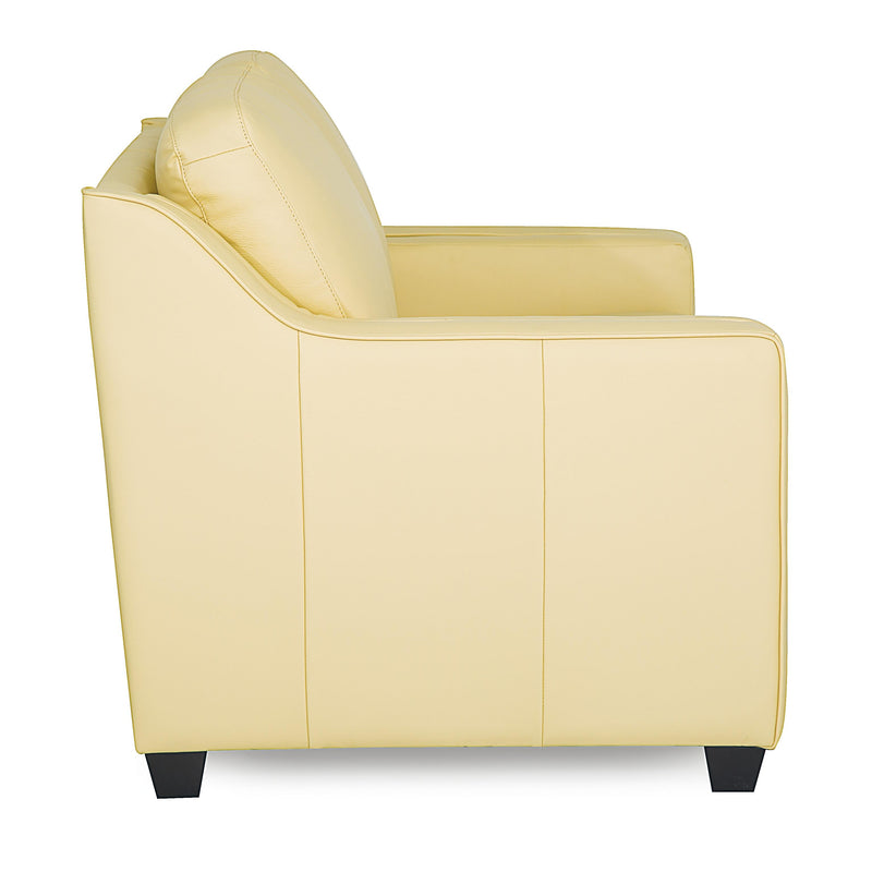 Palliser Corissa Stationary Leather Loveseat 77500-03-TULSAII-LEMON IMAGE 3