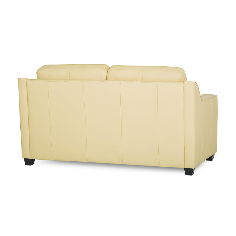 Palliser Corissa Stationary Leather Loveseat 77500-03-TULSAII-LEMON IMAGE 4