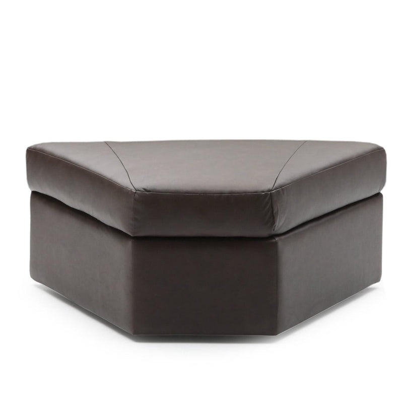 Palliser Durant Leather Ottoman 41098-04-BROADWAY-TOFFEE IMAGE 1