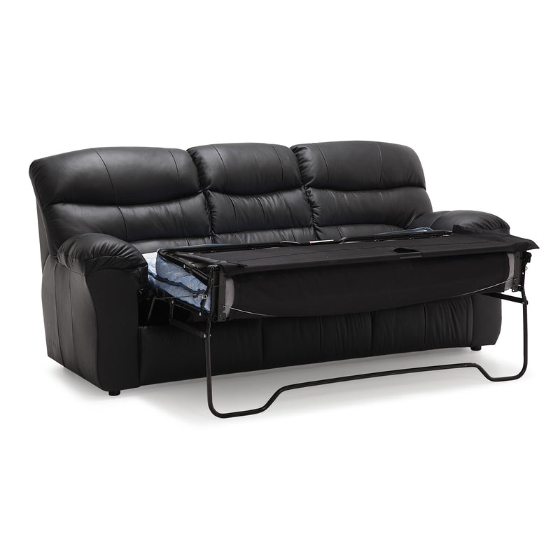 Palliser Durant Leather Queen Sofabed 41098-22-BROADWAY-ONYX IMAGE 6