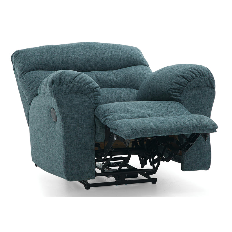 Palliser Durant Power Fabric Recliner with Wall Recline 41098-31-CHESS-DARKTEAL IMAGE 4