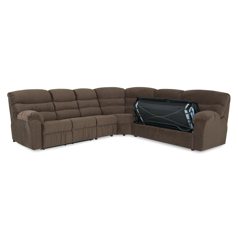 Palliser Durant Reclining Fabric 5 pc Sectional 41098-67/41098-10/41098-60/41098-09/41098-27-BELA-BONBON IMAGE 4