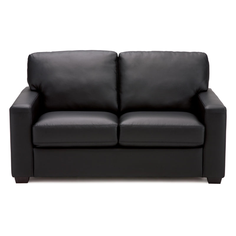 Palliser Westend Stationary Leather Loveseat 77322-03-BROADWAY-ONYX IMAGE 1