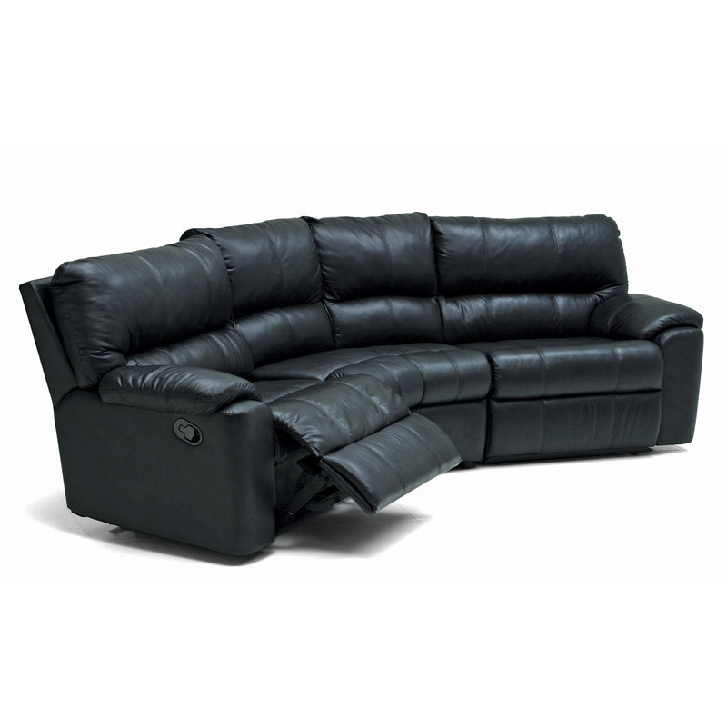 Palliser Yale Reclining Leather 3 pc Sectional 41059-77/41059-85/41059-76-BROADWAY-ONYX IMAGE 1