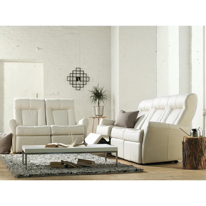 Palliser Yellowstone II Reclining Leather Loveseat 42211-53-BROADWAY-ALABASTER IMAGE 2